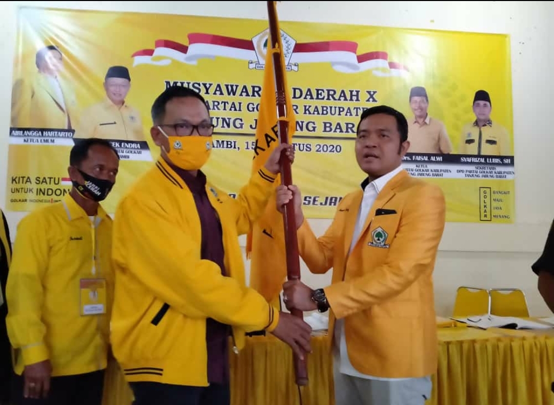 Ahmad Jahfar Pimpin DPD II Golkar Tanjabbar
