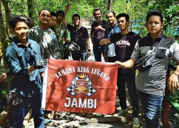Touring Club Yamaha King Legend Jambi Sambangi Indahnya Wisata Mangrove Desa Tungkal 1