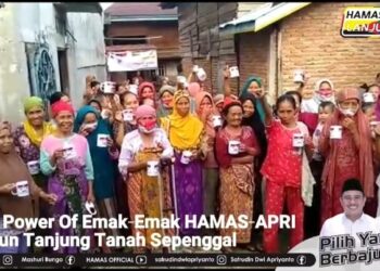 Emak-emak Ujung Tanjung Kompak Menangkan HAMAS-APRI
