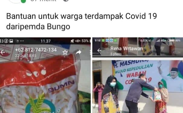 Akun FB Azwar War Diduga Sengaja Sebarkan Hoaks, Bantuan Pribadi Hamas Ditulis Dari Pemda