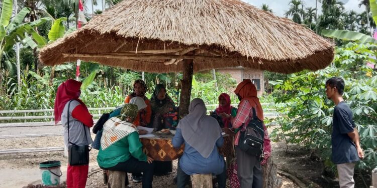 Tim Penilai Lomba HATINYA PKK Sambangi Desa Teluk Kulbi