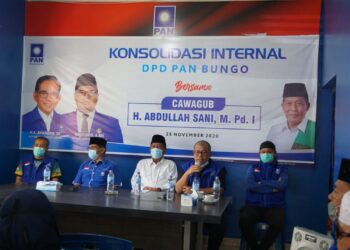 PAN Bungo Gelar Konsolidasi Internal Bersama Cawagub Abdullah Sani