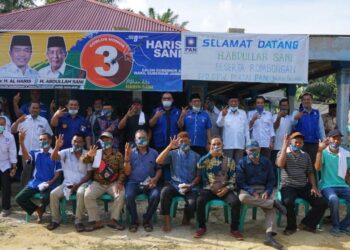 Warga Desa Kuning Gading Bungo Solid Menangkan Haris-Sani