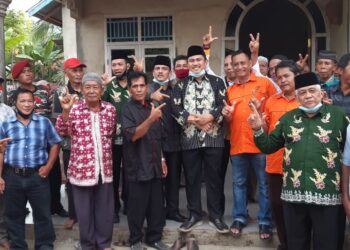 Disambut Meriah, Warga Dusun Teluk Kecimbung Siap Menangkan Hamas-Apri