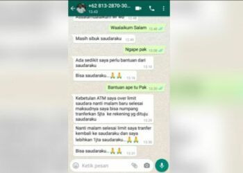Nama Wabup Terpilih Tanjabbar Dicatut, Pelaku Minta Transfer Uang