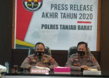 Selama Tahun 2020 Kasus Kriminalitas di Tanjabbar Menurun Drastis