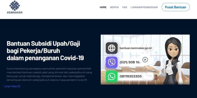 Segera Login kemnaker.go.id, Cara Cek Penerima BSU BLT BPJS Ketenagakerjaan Rp1,2 Juta