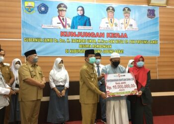 Kunker ke Tanjabbar, Gubernur Jambi Pamit