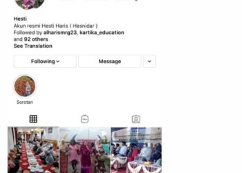Akun Instagram dan WA Istri Bupati Merangin Diretas
