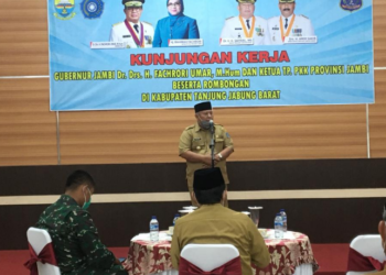 Bupati Tanjabbar Sambut Kunker Gubernur Jambi