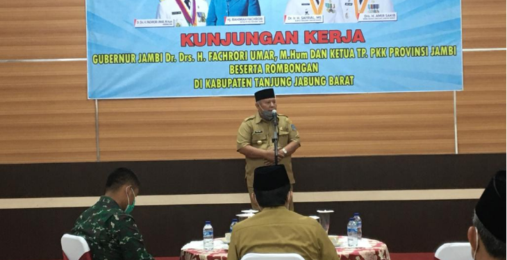 Bupati Tanjabbar Sambut Kunker Gubernur Jambi