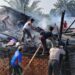 Sijago Merah Mengamuk di Merlung, 1 Rumah Ludes