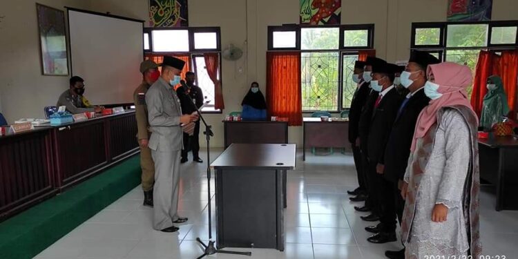 5 Anggota BPD Bramitam Kanan Dilantik