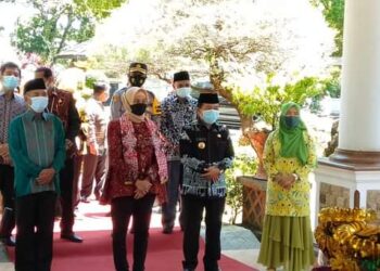 Saat Pj Gubernur Disambut Gubernur Jambi Terpilih Al Haris