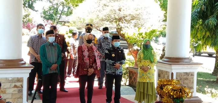 Saat Pj Gubernur Disambut Gubernur Jambi Terpilih Al Haris