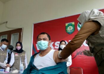 Kabupaten Bungo Gelar Pencanangan Vaksinisasi Covid-19