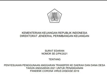 SE Kemenkeu Amanatkan Desa Wajib Anggarkan Dana Desa 8 Persen untuk Covid-19