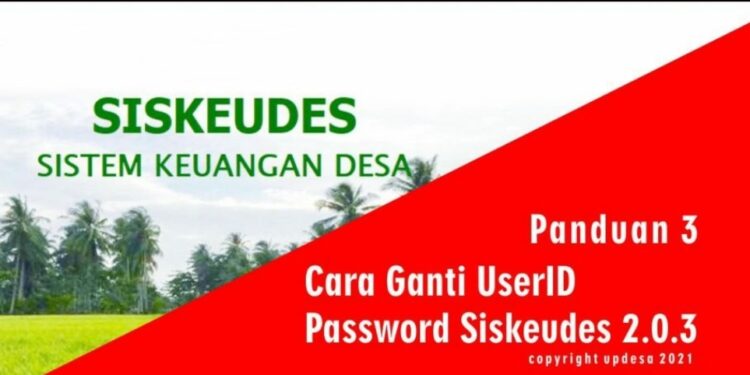 Panduan Cara Ganti User ID Pasword Siskeudes (3)