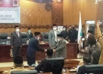 DPRD Tanjabbar Gelar Paripurna Sertijab Bupati