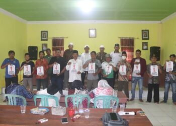 19 Calon Anggota BPD Sungai Rambai Ikuti Pengundian Nomor Urut, Kades : Pemilihan BPD 5 April