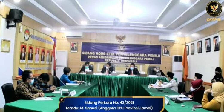 Tonton Rekaman Sidang DKPP Dugaan Pelanggaran Kode Etik Sanusi Komisioner KPU