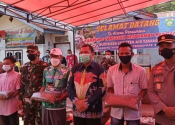 Bupati Bersama Kapolres Bungo Launching Kampung Ketahanan Pangan Budidaya Lobster