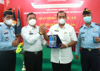 Wabup Amir Sakib Hadiri Seritijab Kalapas Kelas II B Kualatungkal