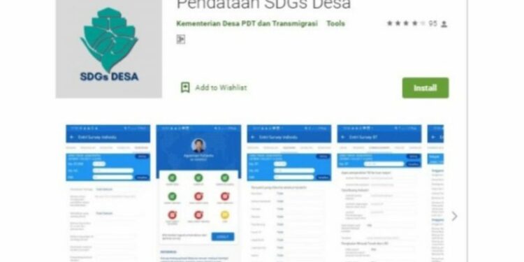 Aplikasi SDGs Desa, Ini Cara Download,Login dan Penggunanya