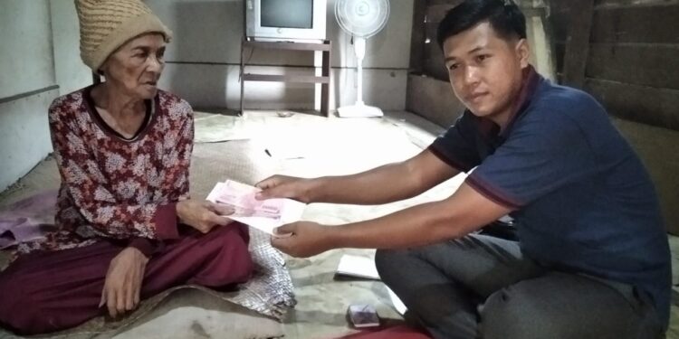 103 KK di Desa Sungai Rambai Terima BLT Dana Desa Tahap 1 Rp.300 ribu