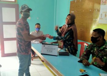 3 Desa di Kecamatan Senyerang Bagikan BLT Dana Desa Tahap 1 Rp.300 Ribu