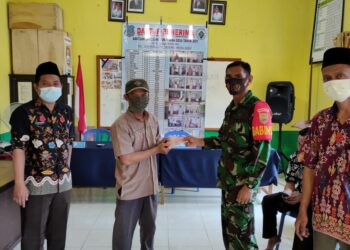 Pemdes Sungai Kepayang Bagikan BLT Dana Desa Rp.300 ribu Ke 39 KPM