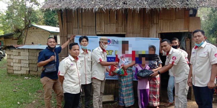 Program Jum’at Berkah, JOIN Bungo Kembali Bagikan Paket Sembako