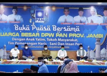 Keluarga Besar PAN Gelar Buka Puasa Bersama dengan Tim Pemenangan Al Haris-Sani