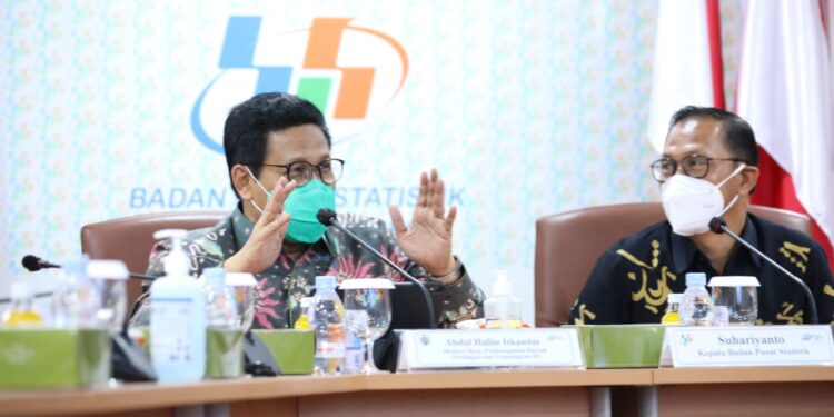 Mudahkan BUMDes Akses Perbankan, Gus Menteri Sambangi BPS Bahas KBLI