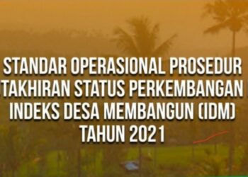 SOP Indeks Desa Membangun Tahun 2021