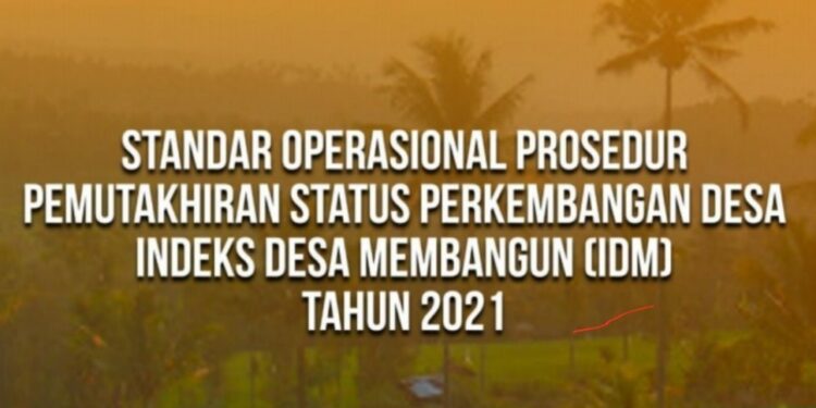 SOP Indeks Desa Membangun Tahun 2021