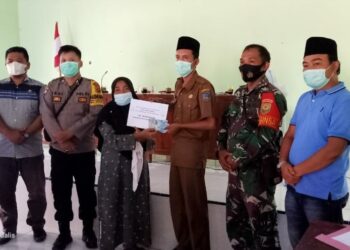 65 KPM di Desa Lubuk Lawas Terima BLT Dana Desa Tahap 1 Rp.300 Ribu