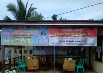 Pemdes Sungai Kayu Terapkan PPKM Skala Mikro