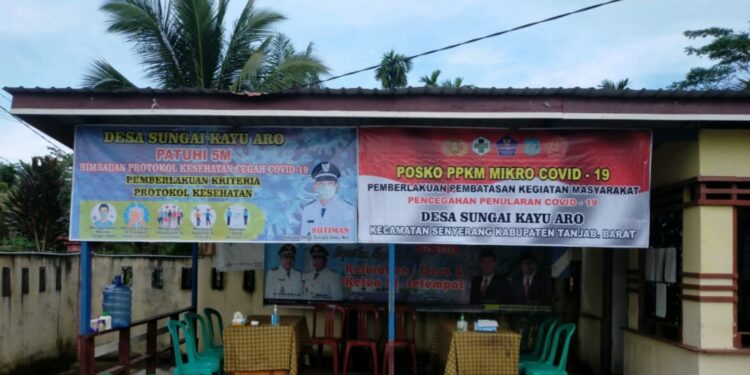 Pemdes Sungai Kayu Terapkan PPKM Skala Mikro