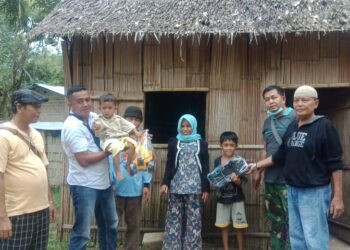 Terpanggil Hatinya Melihat Tunawicara Tinggal Digubuk Bambu, Owner Taman Athaya Garden akan Bangun Rumah Permanen