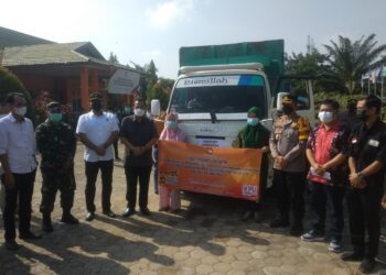 Puluhan Ribu Susu dan Logistik PSU di Distribusikan ke Tiga Kecamatan di Muaro Jambi