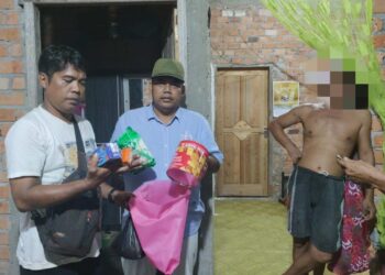 Terciduk, Bawa Pajero Putih Sebar Sembako Paslon 01 di Jaluko Hari ini