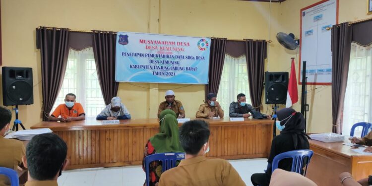 Pemdes Kemuning Gelar Musdes Hasil Pendataan SDGs