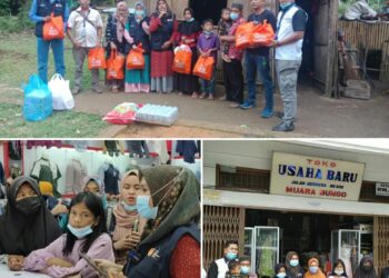 Beri Bantuan THR Kepada Pasangan Suami Istri Tunawicara, YBKB Langsung Ajak Kepasar Beli Kebutuhan Lebaran