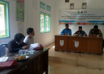 Dusun Talang Pantai Sukses Gelar Pendataan SDGs Tahun 2021