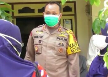 Kapolres Tanjabbar Sambangi Pasien Covid-19 di Tempat Isolasi