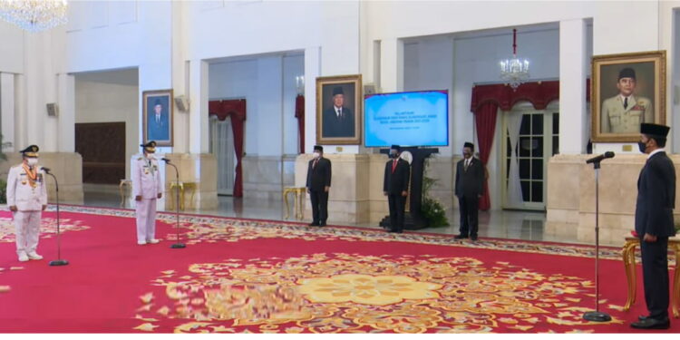 Dilantik Presiden Jokowi, Haris – Sani Resmi Pimpin Jambi