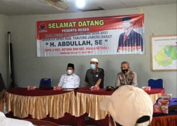 Serap Aspirasi Masyarakat, Ketua DPRD Tanjab Barat Reses Ke Desa Kuala Indah