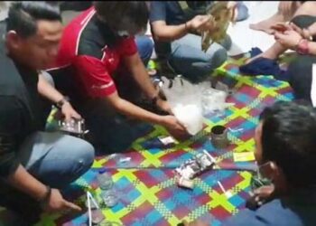 Polda Jambi Amankan 3 Terduga Kurir Sabu di Desa Sungai Badar