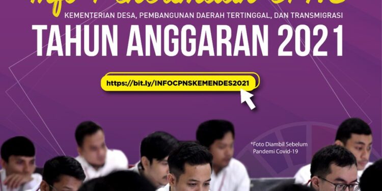 Kemendesa Buka Lowongan 233 Formasi CPNS, Berikut Syarat dan Cara Daftarnya!